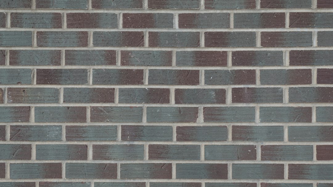 Brick wall of a house in Colorado.